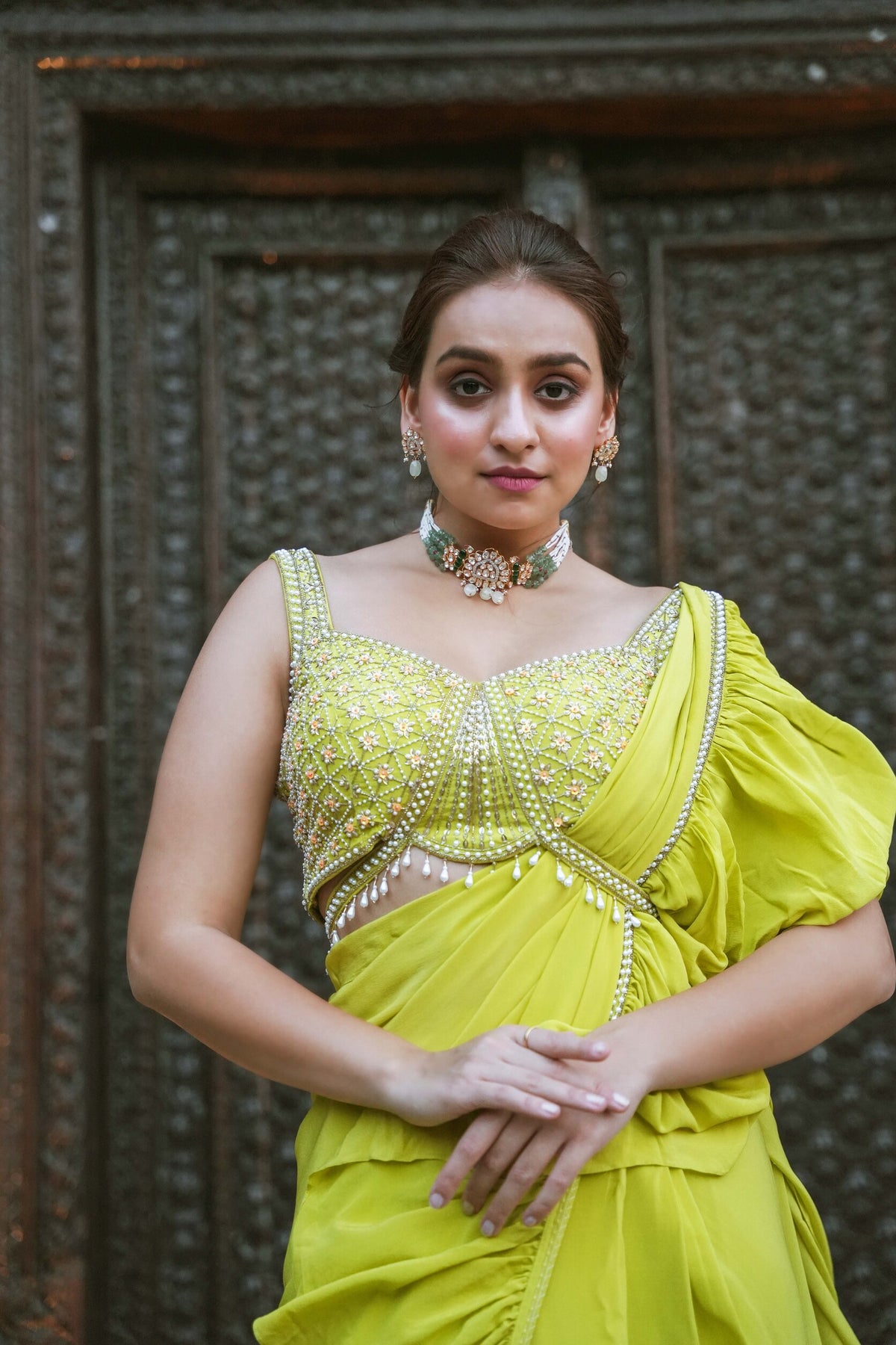 EMERALD DRAPE Saree