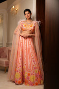 Peach Pearl Lehanga